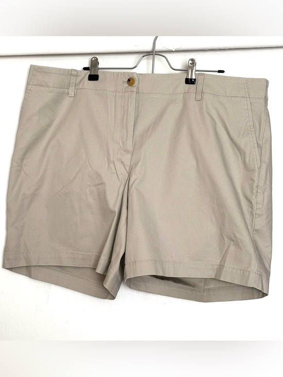 Talbots Pants - Talbots Relaxed Chino Shorts 7” Inseam Size 18W NWT